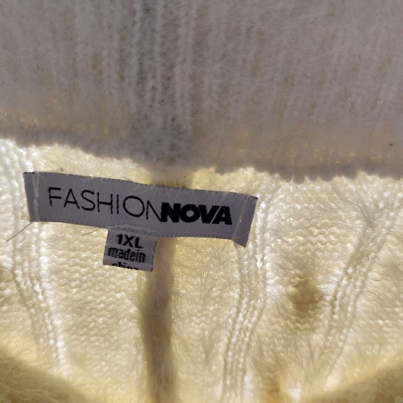 Cable Knit Ivory White Set - Picture 7 of 7